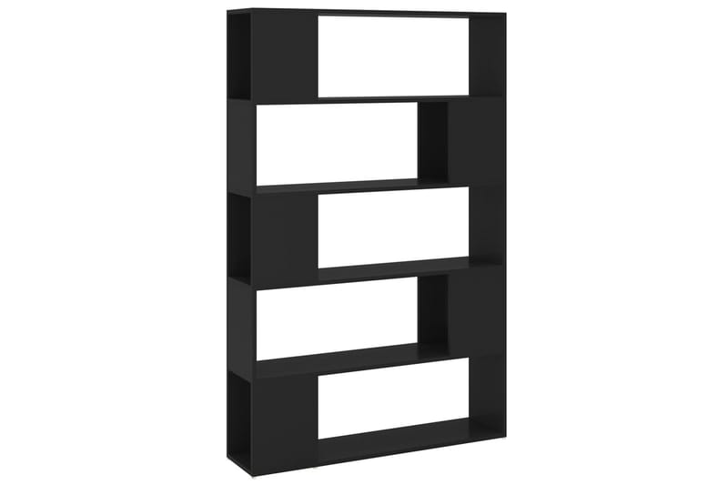bogreol/rumdeler 100x24x155 cm spånplade sort - Sort - Opbevaring - Hylder & Reoler - Bogreol