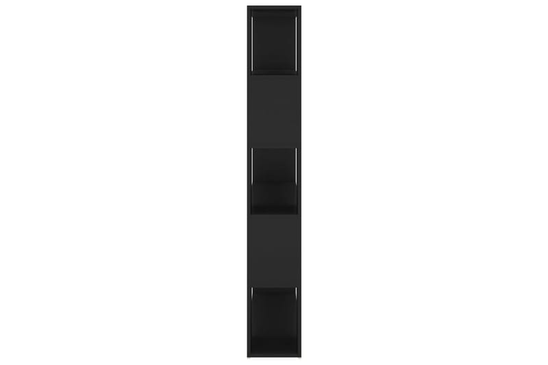 bogreol/rumdeler 100x24x155 cm spånplade sort - Sort - Bogreol