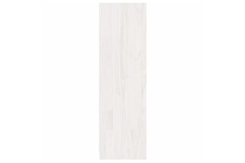 bogreol/rumdeler 36x33x110 cm massivt fyrretræ hvid - Hvid - Opbevaring - Hylder & Reoler - Bogreol