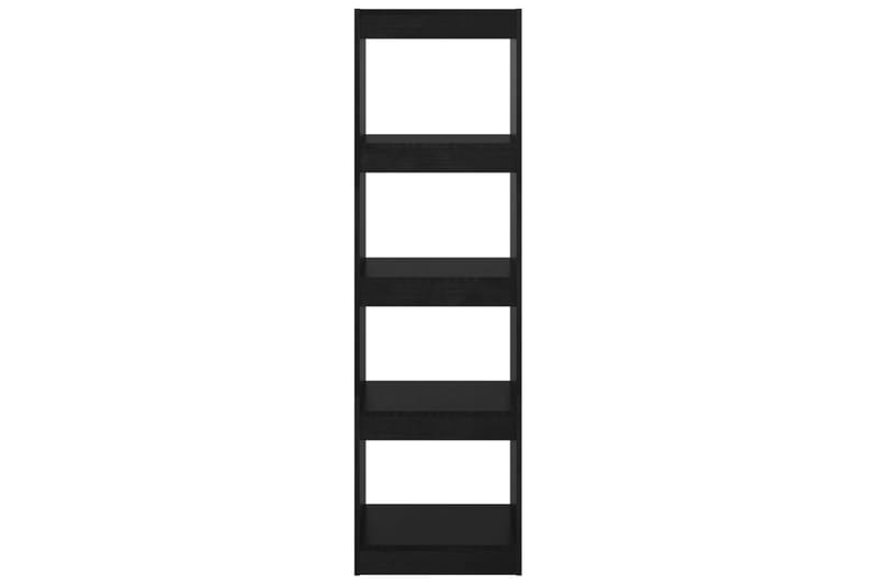 bogreol/rumdeler 40x30x135,5 cm fyrretræ sort - Sort - Opbevaring - Hylder & Reoler - Bogreol