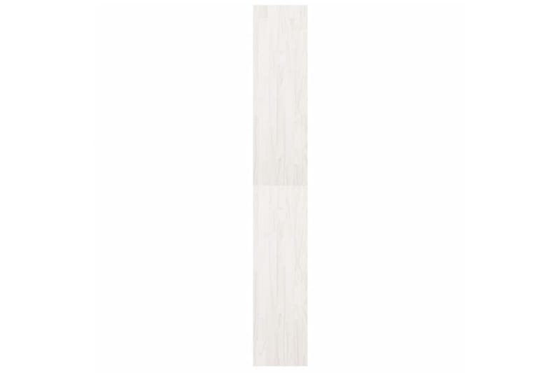 bogreol/rumdeler 40x30x199 cm massivt fyrretræ hvid - Hvid - Opbevaring - Hylder & Reoler - Bogreol
