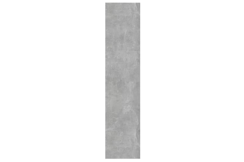 bogreol/rumdeler 60x30x135 cm konstrueret træ betongrå - Grå - Opbevaring - Hylder & Reoler - Bogreol