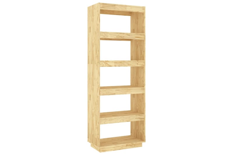 bogreol/rumdeler 60x35x167 cm massivt fyrretræ - Brun - Opbevaring - Hylder & Reoler - Bogreol