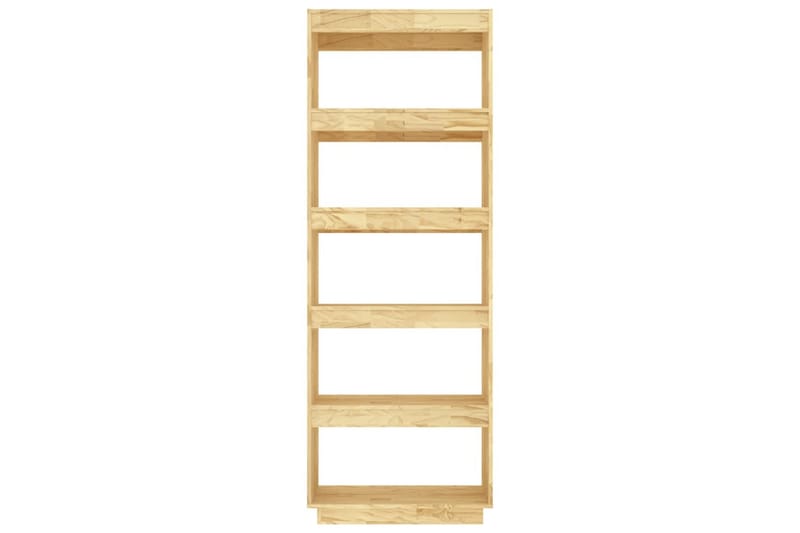 bogreol/rumdeler 60x35x167 cm massivt fyrretræ - Brun - Opbevaring - Hylder & Reoler - Bogreol