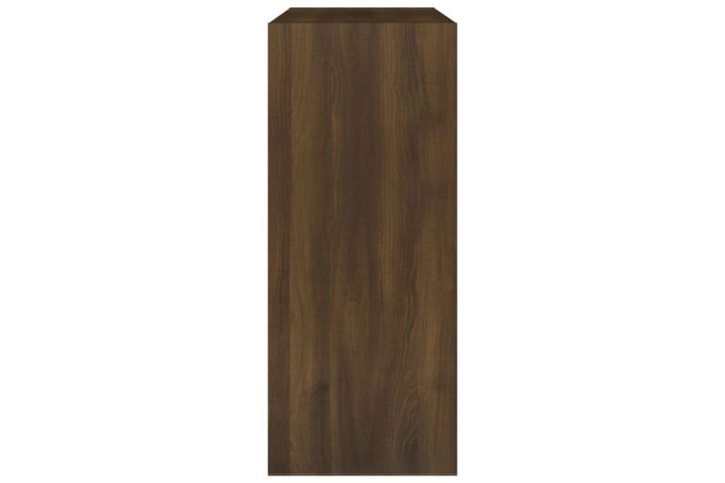 bogreol/rumdeler 80x30x72 cm brun egetræ - Brun - Opbevaring - Hylder & Reoler - Bogreol