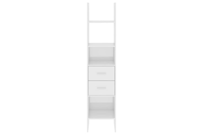 bogskab 40x35x180 cm spånplade hvid højglans - Hvid - Opbevaring - Hylder & Reoler - Bogreol