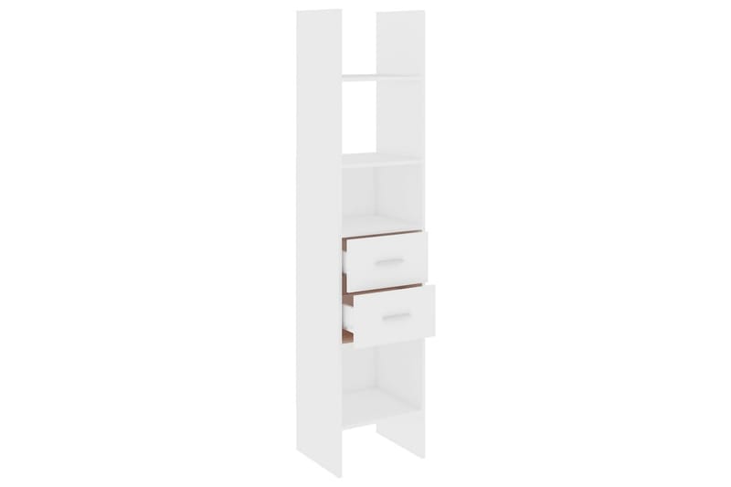 bogskab 40x35x180 cm spånplade hvid - Hvid - Opbevaring - Hylder & Reoler - Bogreol