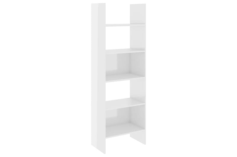 bogskab 60x35x180 cm spånplade højglans hvid - Hvid - Opbevaring - Hylder & Reoler - Bogreol