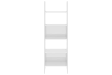 bogskab 60x35x180 cm spånplade højglans hvid - Hvid - Opbevaring - Hylder & Reoler - Bogreol