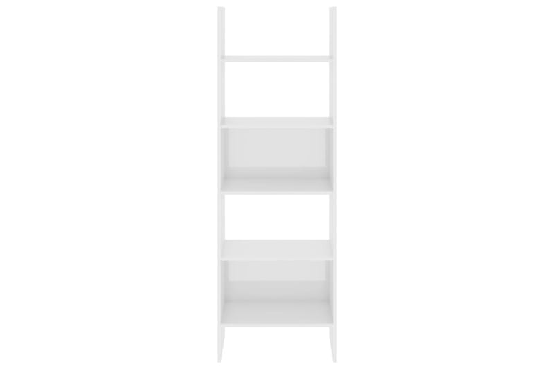 bogskab 60x35x180 cm spånplade højglans hvid - Hvid - Opbevaring - Hylder & Reoler - Bogreol