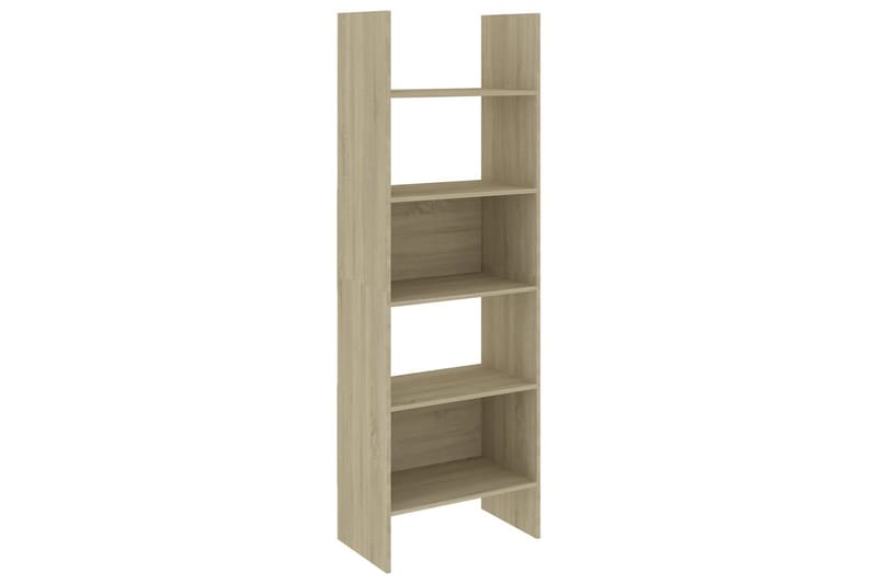 bogskab 60x35x180 cm spånplade sonoma-eg - Brun - Opbevaring - Hylder & Reoler - Bogreol