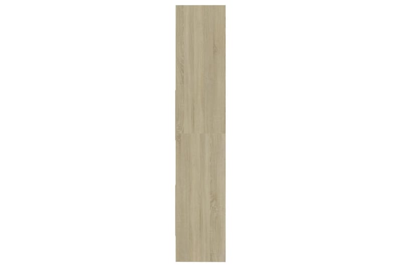 bogskab 60x35x180 cm spånplade sonoma-eg - Brun - Opbevaring - Hylder & Reoler - Bogreol