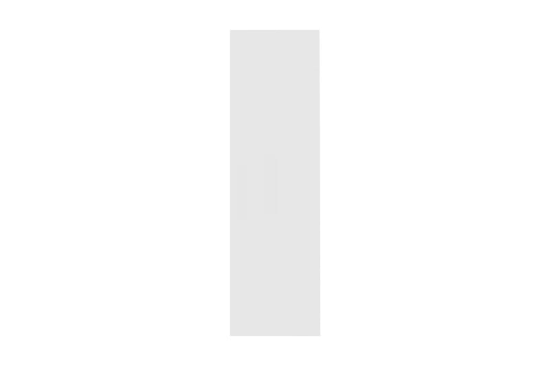 bogskab 97,5 x 29,5 x 100 cm spånplade hvid højglans - Bogreol