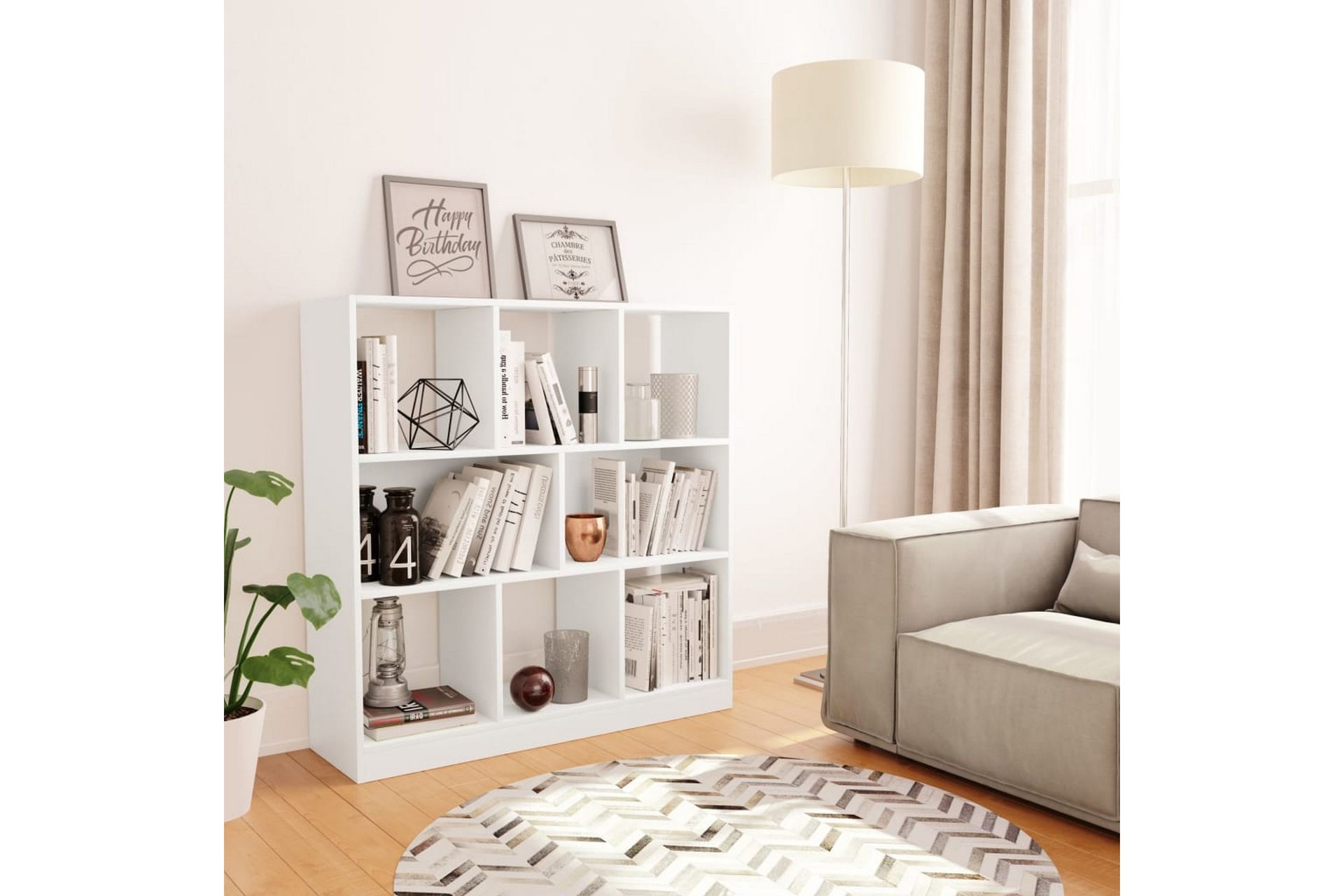 bogskab 97,5 x 29,5 x 100 cm spånplade hvid - Opbevaring - Hylder & Reoler - Bogreol