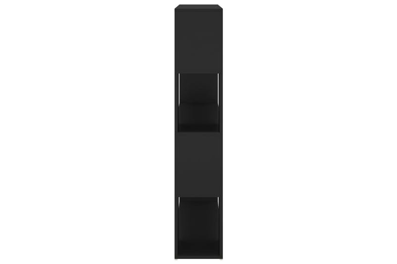 bogskab/rumdeler 100x24x124 cm spånplade sort - Sort - Opbevaring - Hylder & Reoler - Bogreol