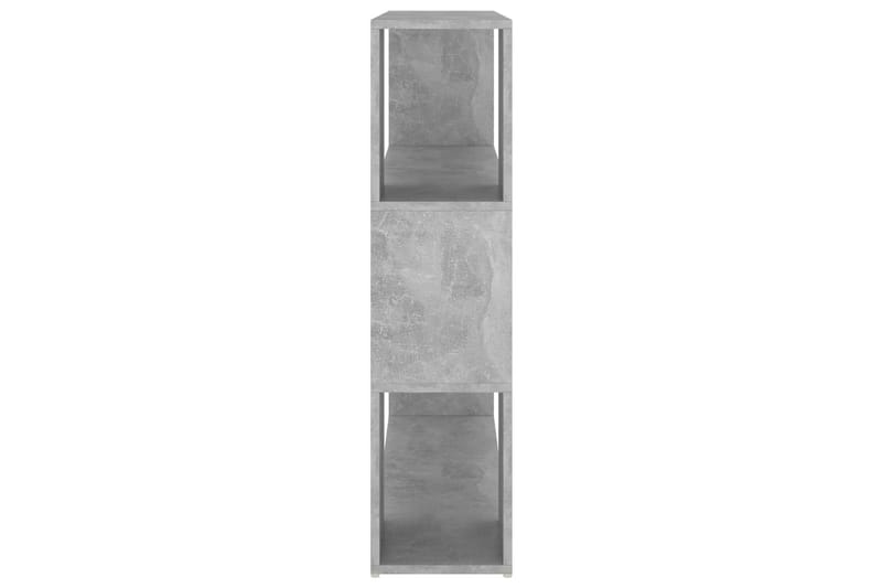 bogskab/rumdeler 100x24x94 cm spånplade betongrå - Grå - Opbevaring - Hylder & Reoler - Bogreol