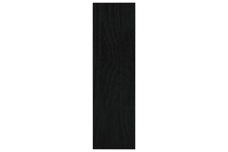 bogskab/rumdeler 100x30x103 cm massivt fyrretræ sort - Sort - Opbevaring - Hylder & Reoler - Bogreol