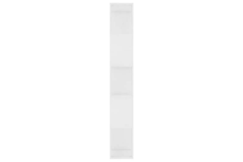 bogskab/rumdeler 45 x 24 x 159 cm spånplade hvid - Bogreol