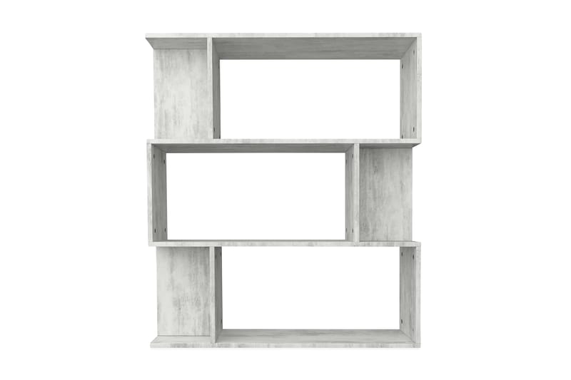 Bogskab/Rumdeler 80 X 24 X 96 Cm Spånplade Betongrå - Grå - Opbevaring - Hylder & Reoler - Bogreol