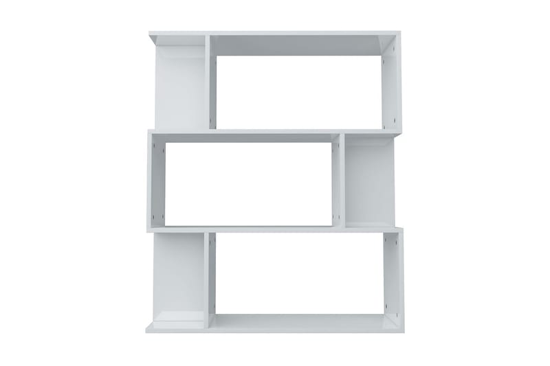 bogskab/rumdeler 80 x 24 x 96 cm spånplade hvid højglans - Opbevaring - Hylder & Reoler - Bogreol