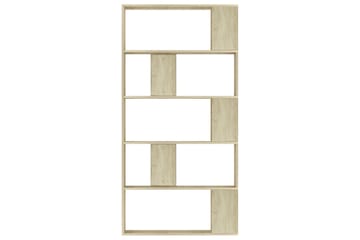 bogskab/rumdeler 80x24x159 cm spånplade sonoma-egetræsfarvet - Opbevaring - Hylder & Reoler - Bogreol