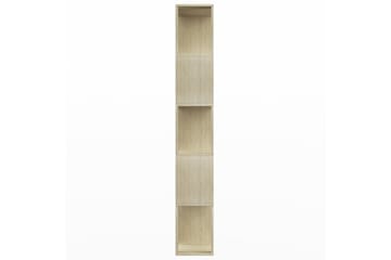 bogskab/rumdeler 80x24x159 cm spånplade sonoma-egetræsfarvet - Opbevaring - Hylder & Reoler - Bogreol