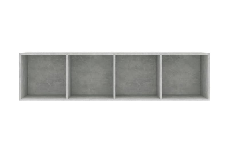 bogskab/tv-skab 143 x 30 x 36 cm betongrå - Opbevaring - Hylder & Reoler - Bogreol