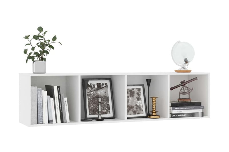 bogskab/tv-skab 143 x 30 x 36 cm hvid - Opbevaring - Hylder & Reoler - Bogreol