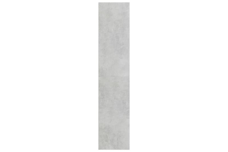 bogskab/tv-skab 36 x 30 x 143 cm spånplade betongrå - Bogreol
