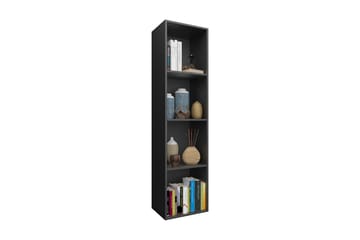 Bogskab/Tv-Skab 36 X 30 X 143 Cm Spånplade Sort - Sort - Opbevaring - Hylder & Reoler - Bogreol