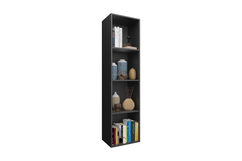 Bogskab/Tv-Skab 36 X 30 X 143 Cm Spånplade Sort - Sort - Opbevaring - Hylder & Reoler - Bogreol