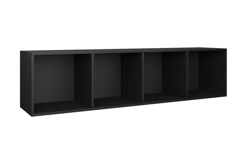 Bogskab/Tv-Skab 36 X 30 X 143 Cm Spånplade Sort - Sort - Opbevaring - Hylder & Reoler - Bogreol