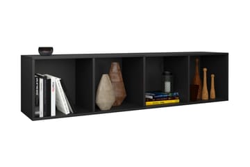 Bogskab/Tv-Skab 36 X 30 X 143 Cm Spånplade Sort - Sort - Opbevaring - Hylder & Reoler - Bogreol