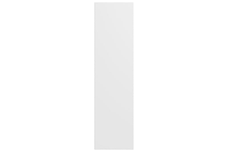 bogskab/tv-skab højglans 36 x 30 x 143 cm spånplade hvid - Bogreol
