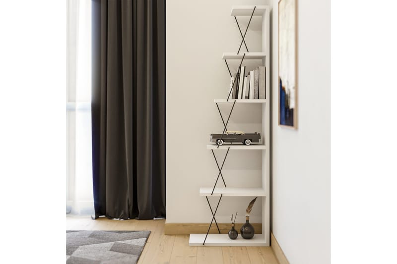 bokhylla Vit|Svart - Opbevaring - Hylder & Reoler - Bogreol