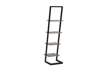 Branchine Reol 35x33 cm - Mørkt Træ/Sort - Opbevaring - Hylder & Reoler - Bogreol
