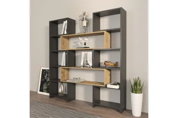 Bogreol Bravelle Sort / Eg - Beige/Sort - Opbevaring - Hylder & Reoler - Bogreol