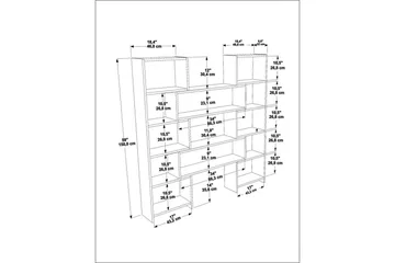Bogreol Bravelle Sort / Eg - Beige/Sort - Opbevaring - Hylder & Reoler - Bogreol