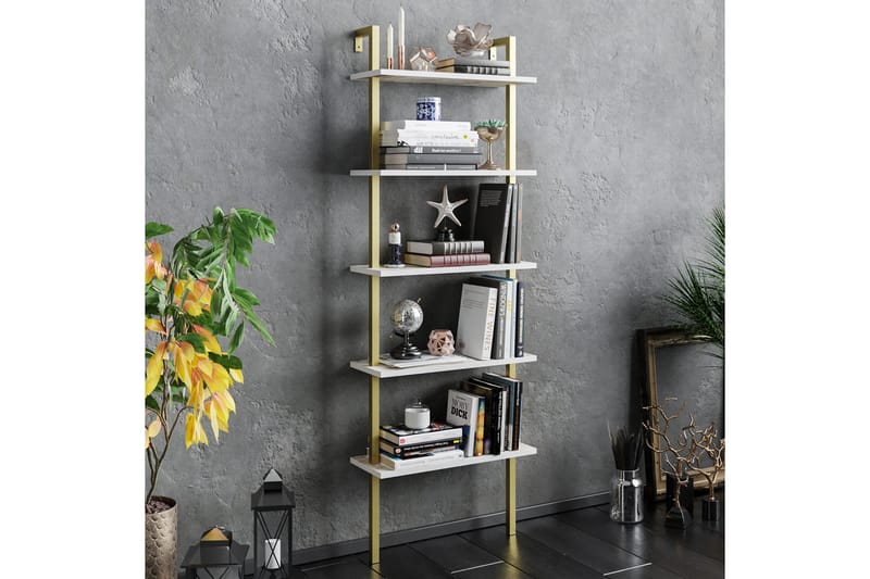 Brinkelid Bogreol - Hvid - Hus & renovering - Køkken & bad - Køkken & bryggers - Køkkenindretning - Køkkenhylde