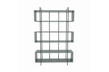 Bruti Bogreol 120 cm i Malet Træ - Sort - Opbevaring - Hylder & Reoler - Bogreol