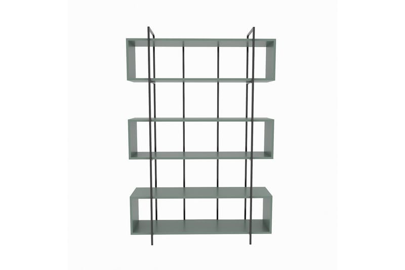 Bruti Bogreol 120 cm i Malet Træ - Sort - Opbevaring - Hylder & Reoler - Bogreol