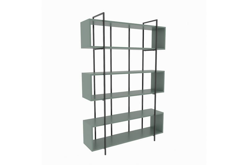 Bruti Bogreol 120 cm i Malet Træ - Sort - Opbevaring - Hylder & Reoler - Bogreol