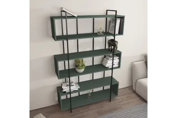Bruti Bogreol 120 cm i Malet Træ - Sort - Opbevaring - Hylder & Reoler - Bogreol