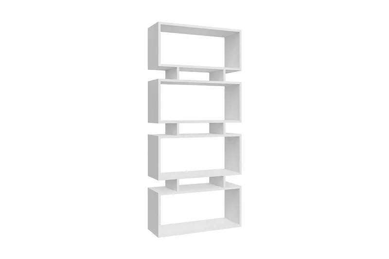 Burrells Bogreol 72x25 cm, Hvid