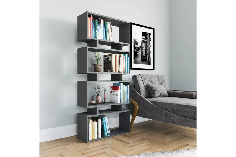 Burrells reol 72x25 cm - Antracit - Opbevaring - Hylder & Reoler - Bogreol