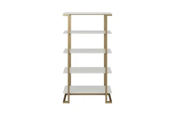 Camila Bogreol 76 cm i Malet Træ - Hvid - Opbevaring - Hylder & Reoler - Bogreol