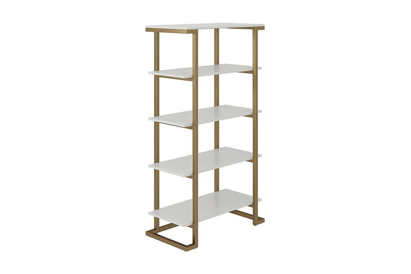 Camila Bogreol 76x40 cm Hvid - CosmoLiving - Opbevaring - Hylder & Reoler - Bogreol