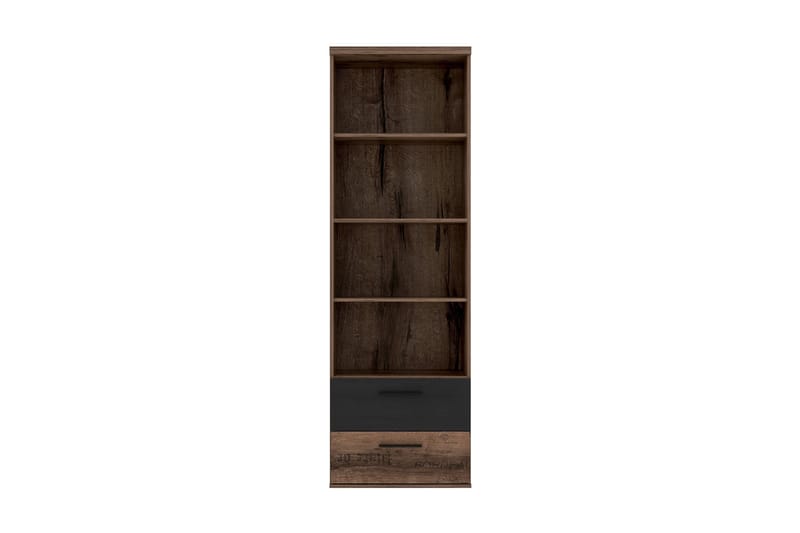 Cannop Hylde 220 cm - Brun/Sort - Opbevaring - Hylder & Reoler - Bogreol