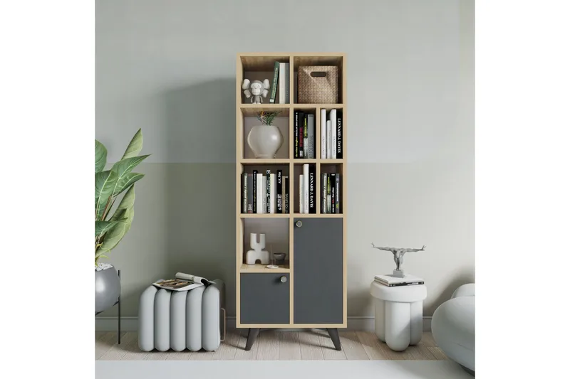 Casabetania Bogreol 30x60 cm, Antracit/Natur