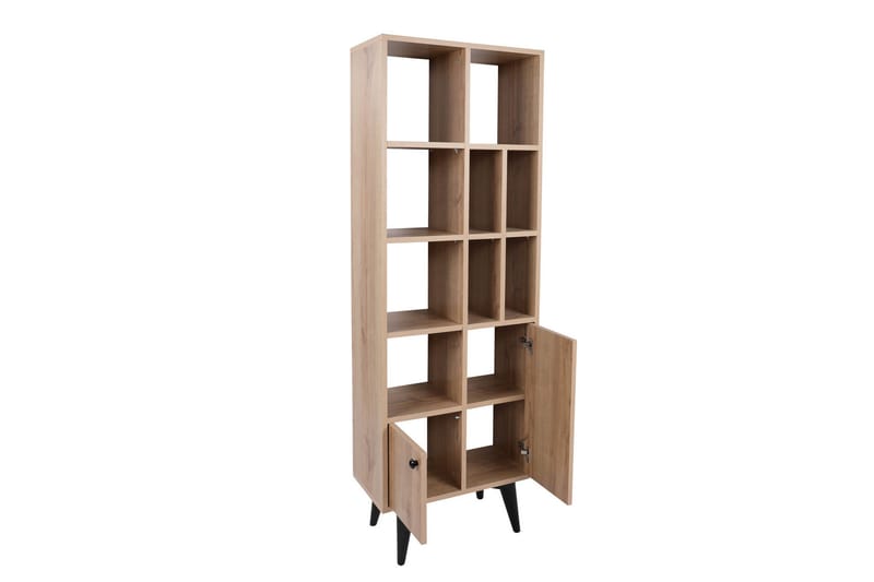 Celesse Bogreol 60 cm i Eg - Lysebrun - Opbevaring - Hylder & Reoler - Bogreol